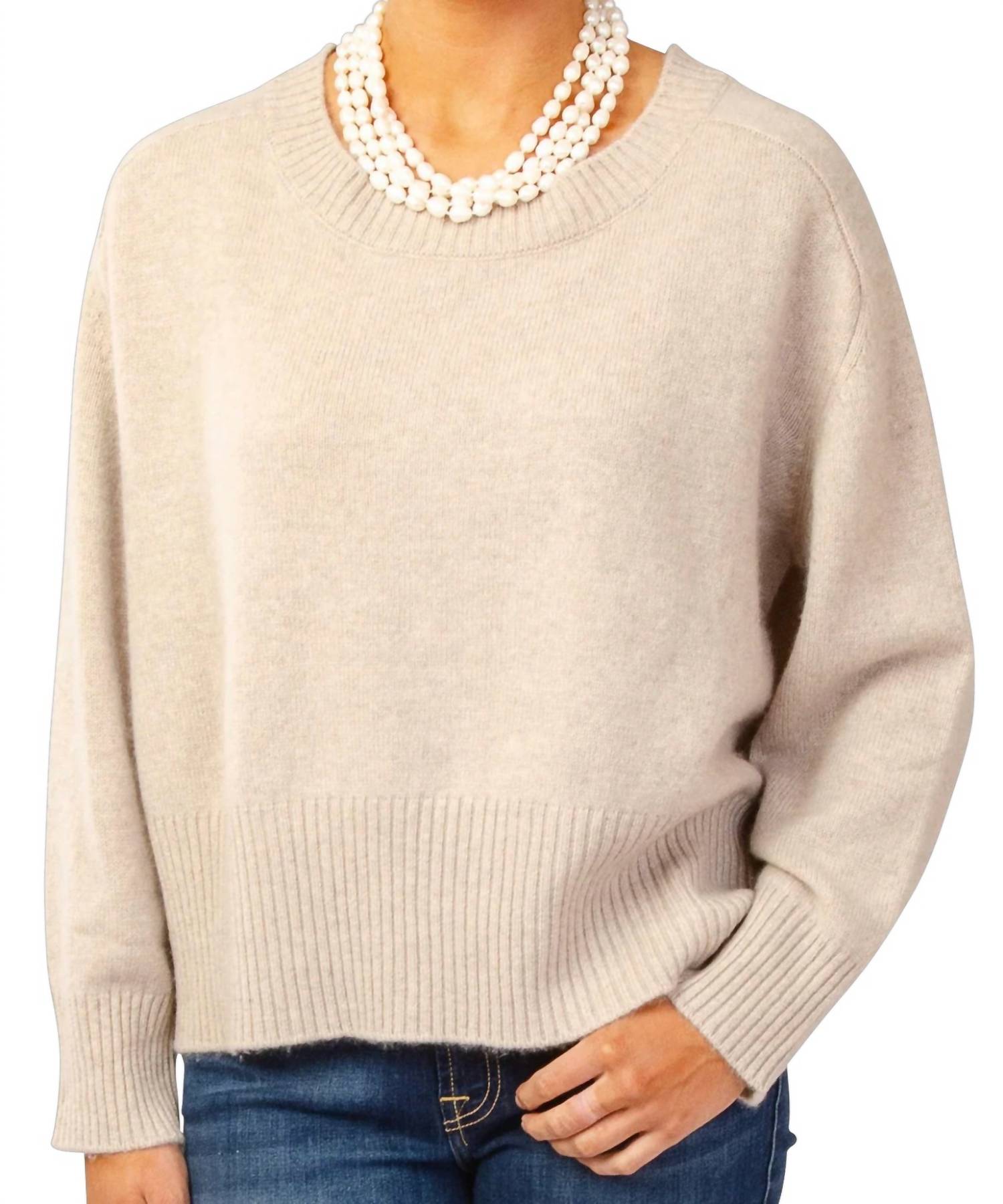 Cortland Park - Women's Perfect Day Crew Cashmere Sweater