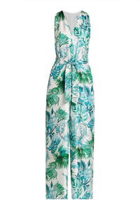 Maxmara - Kabala Floral Silk Jumpsuit