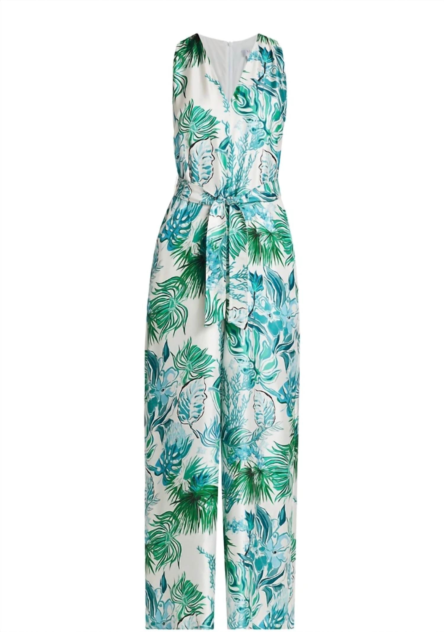 Maxmara - Kabala Floral Silk Jumpsuit