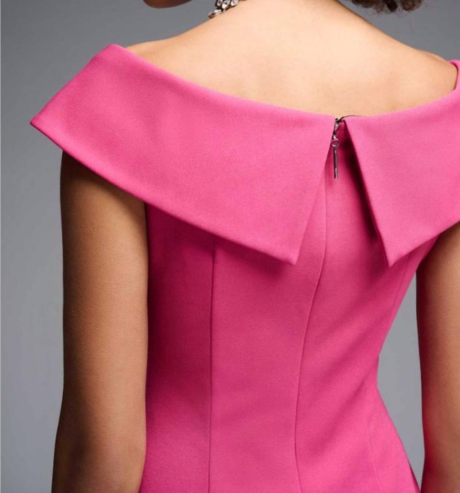 Joseph Ribkoff - Off-Shoulder Shift Dress