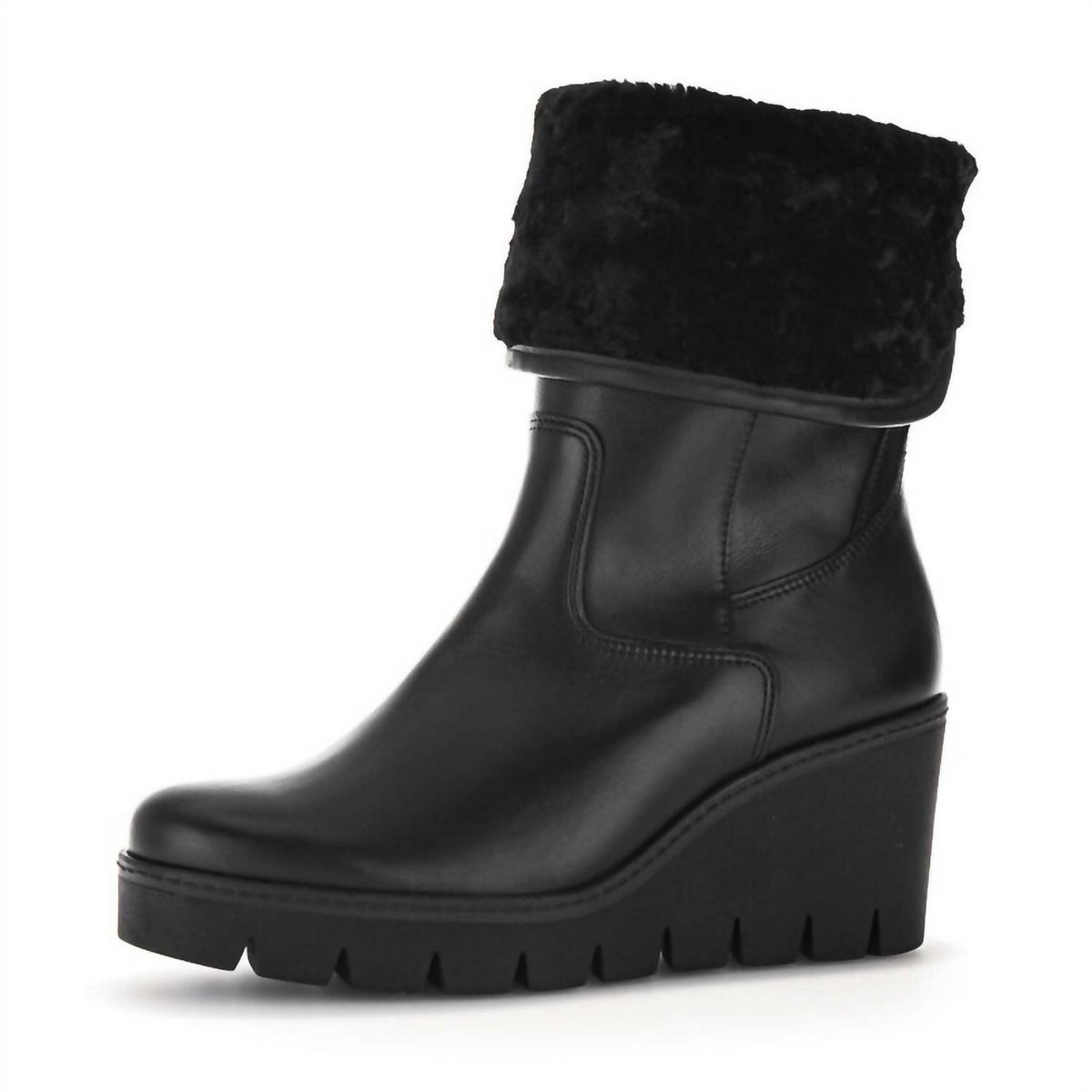 Gabor - Women's 34.785 Fur Wedge Boot