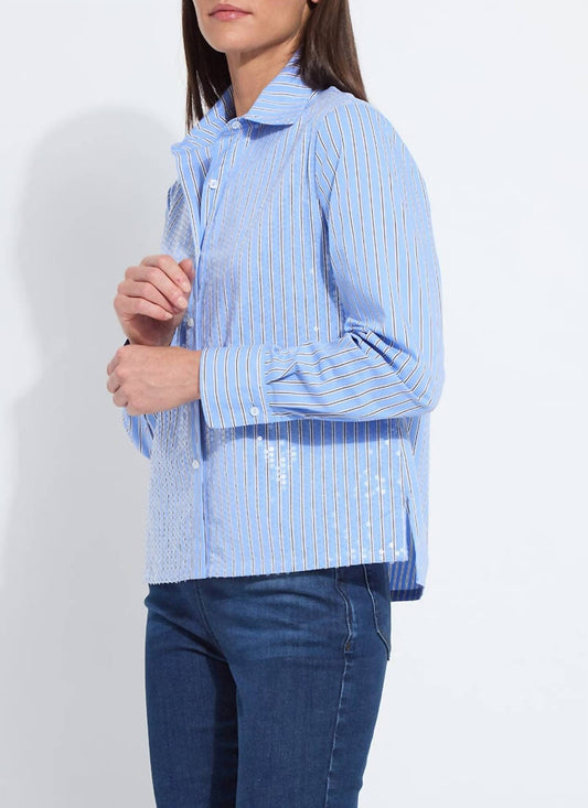 Lysse - Mila Sequin Stretch Shirting