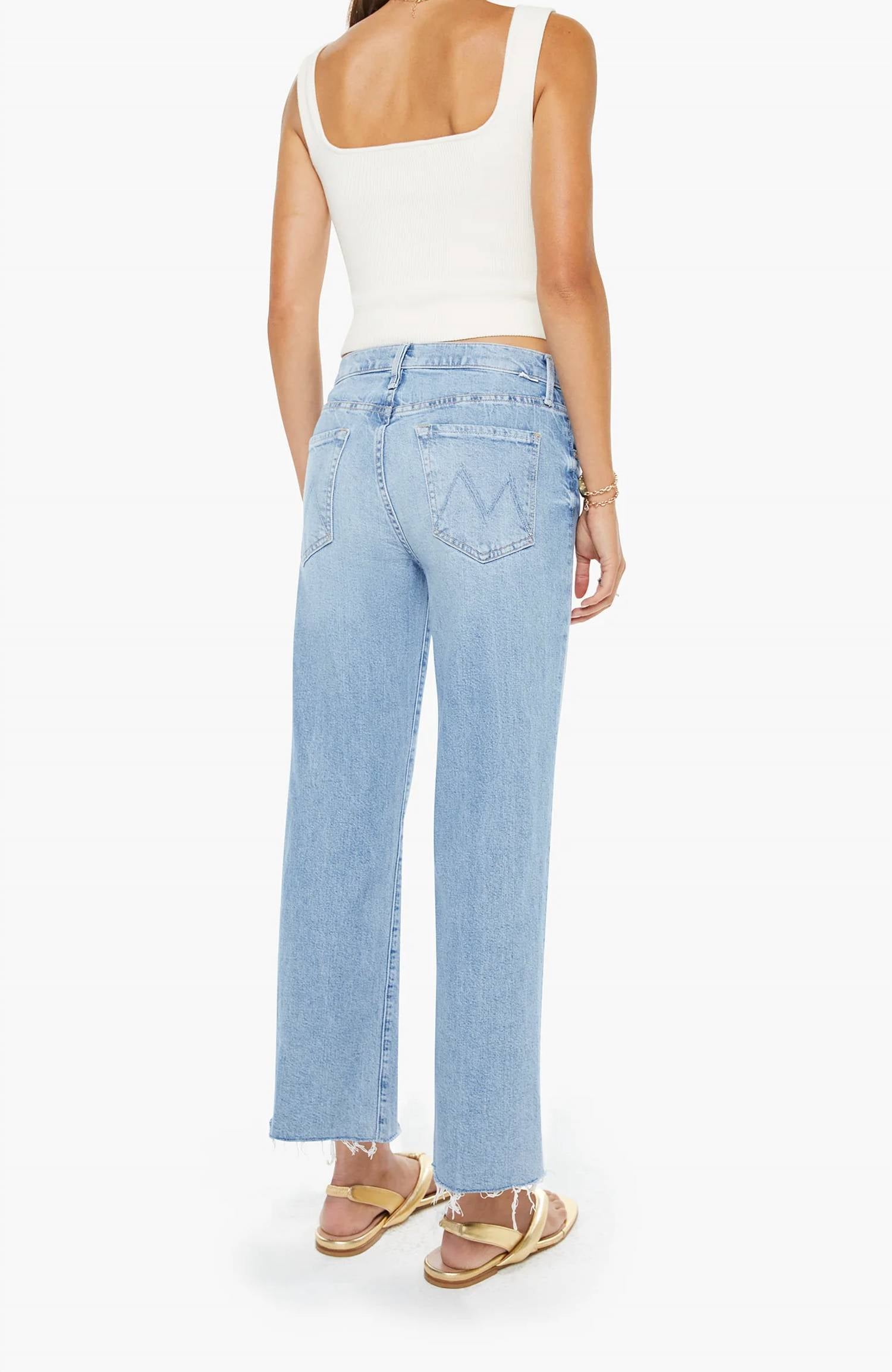 Mother - Mid Rise Rambler Zip Jeans