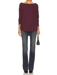 Free People - Latte Blues Solid Thermal Top