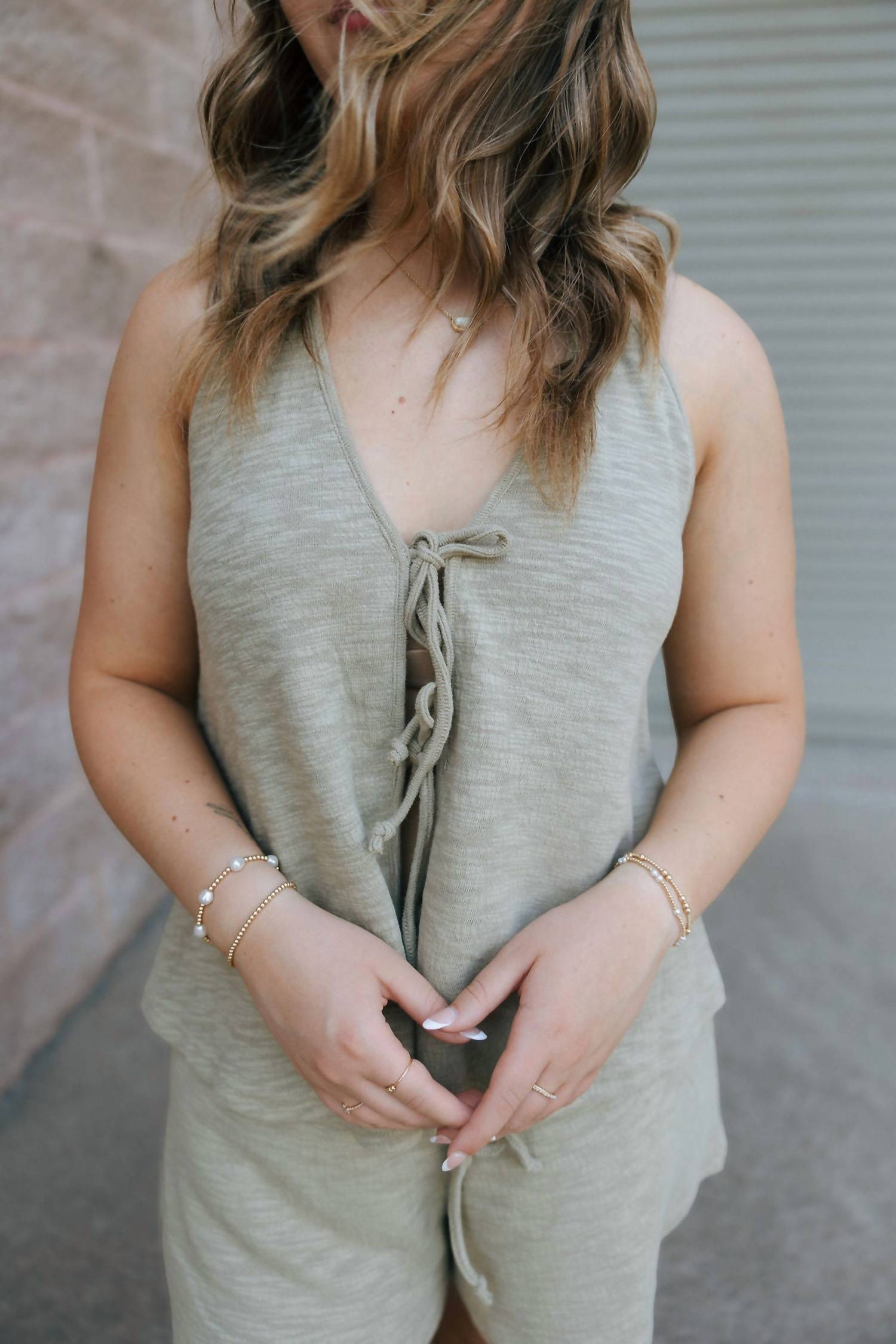 By Together - Hallie Halter Tie Top