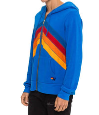 Aviator Nation - Mountain Stitch Chevron 4 Zip Hoodie