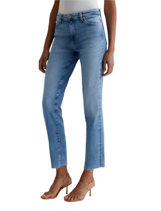 Ag Jeans - Mari High Rise Slim Straight Crop Jeans