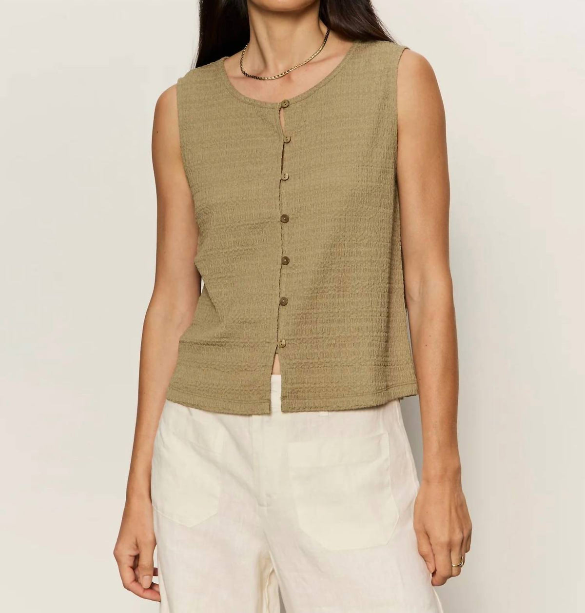 Sanctuary - Textured Vacation Shell Top