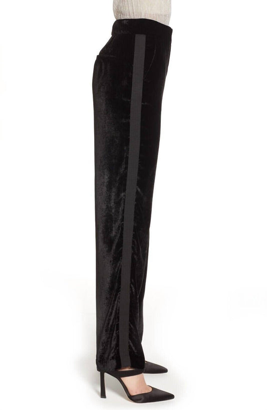 Chelsea28 - Velvet High Rise Wide Leg Trousers