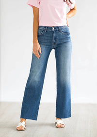 Just Black Denim - Slim Palazzo Scissor Cut Jean