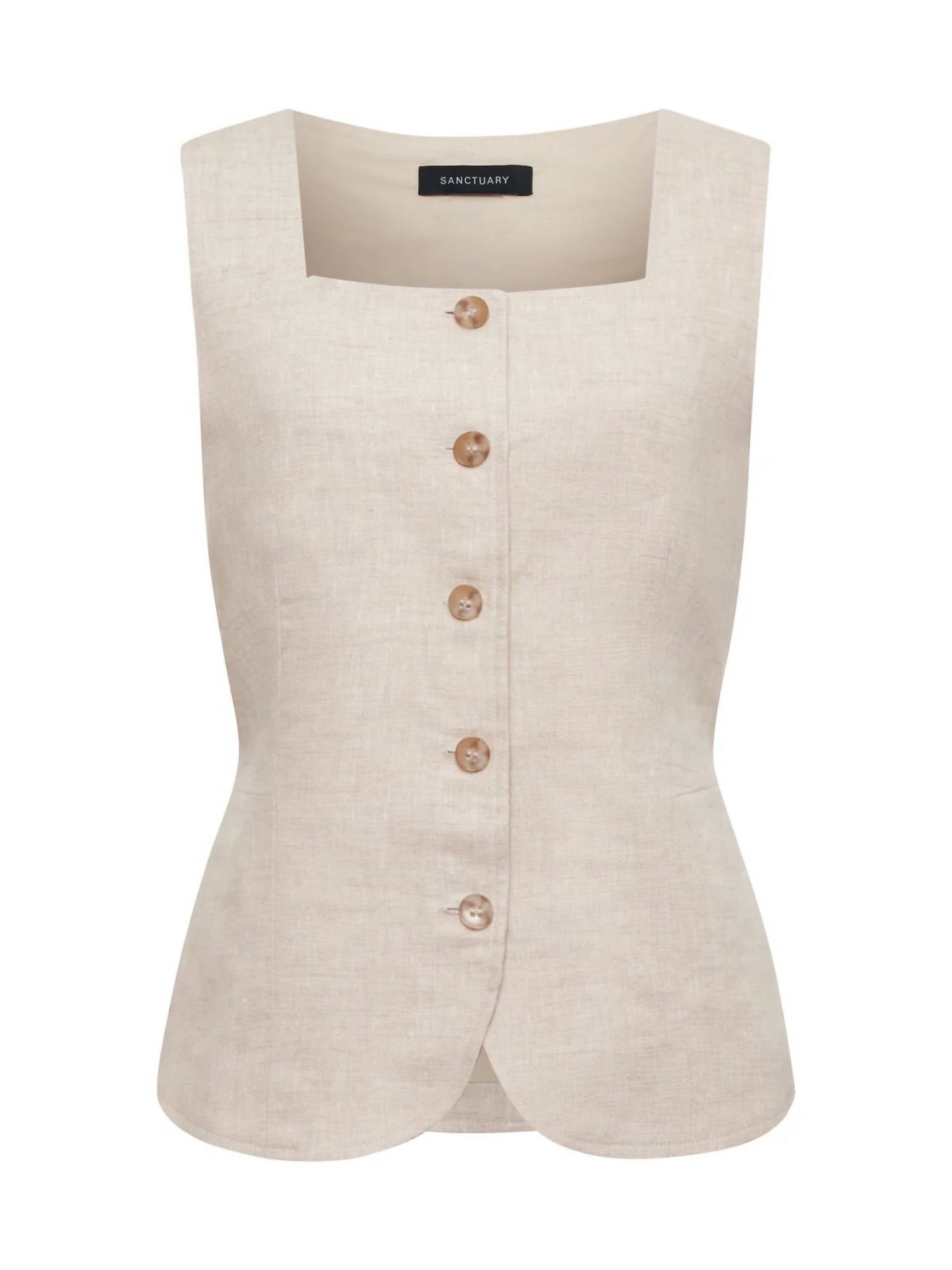 Sanctuary - Outsmart Linen Vest