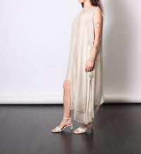 Sanctamuerte - Sleeveless Asymmetric Dress