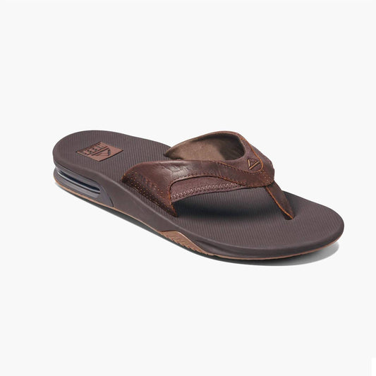 MENS LEATHER FANNING FLIP FLOP