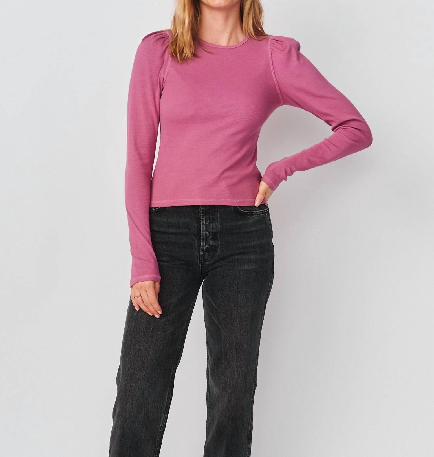 Sundry - Puff Sleeve Top