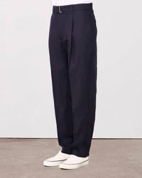 Officine Générale Hugo Pants in navy ink - men's pants - alternate view