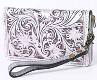 American Darling Women's Organizer Wallet in silver 1 - women's bag