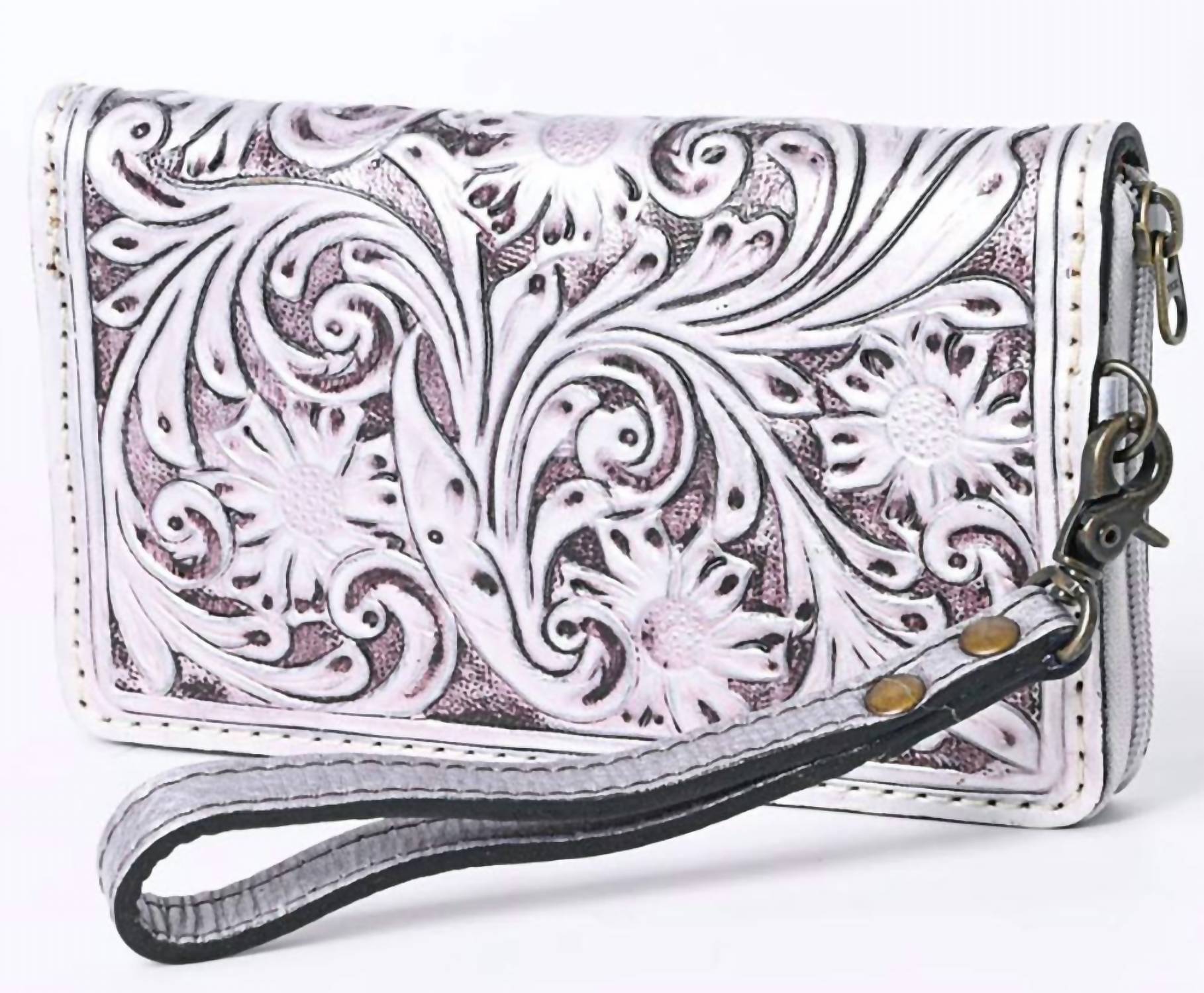 American Darling Women's Organizer Wallet in silver 1 - women's bag
