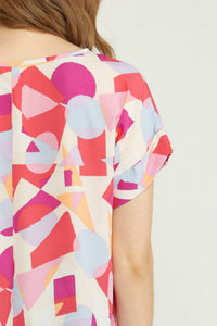Entro - Abstract Printed Blouse