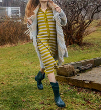 Lingua Franca - Morrissey Textured Stripe Dress