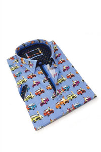 Eight X - Men's Pin-up Cruiser Shirt With Trim