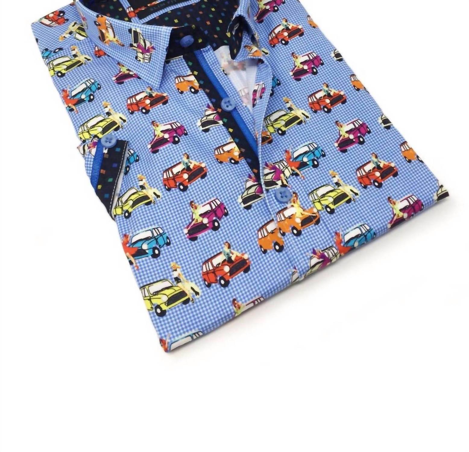 Eight X - Men's Pin-up Cruiser Shirt With Trim
