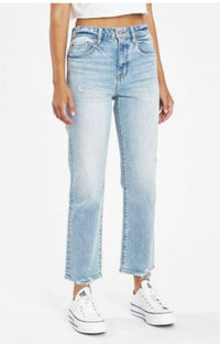 Daze - Straight Up High Rise Straight Leg Jeans