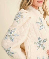&Merci - Floral Quilted Patchwork Jacket