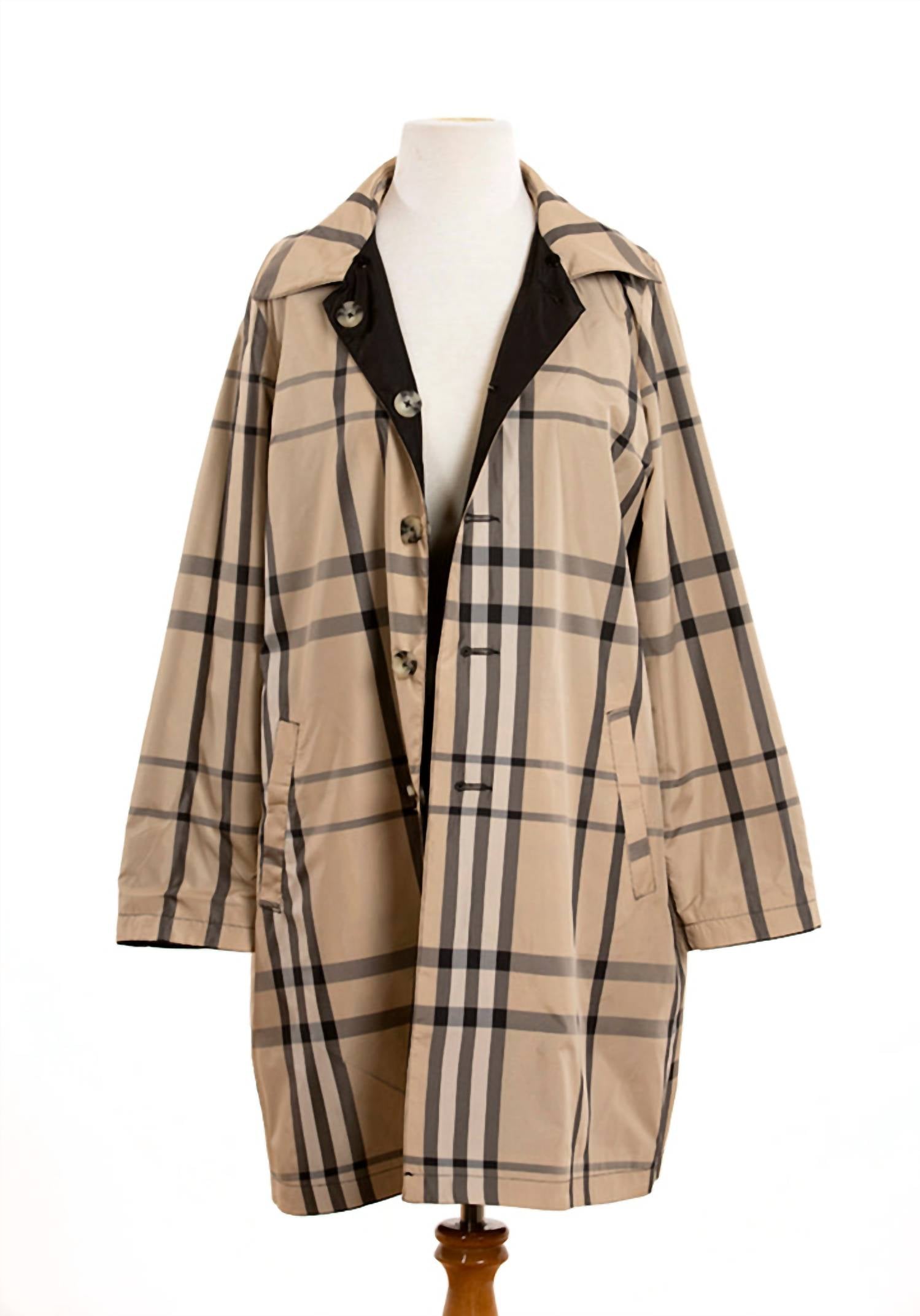 Rainraps - Women's Raintrench With Detachable Hood Rain Trench Coat