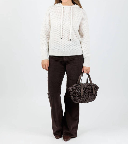 Elliott Lauren - Honeycomb Cable Stitch Hoodie