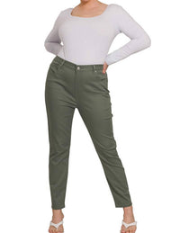 Zenana - High Rise Skinny Denim Pants