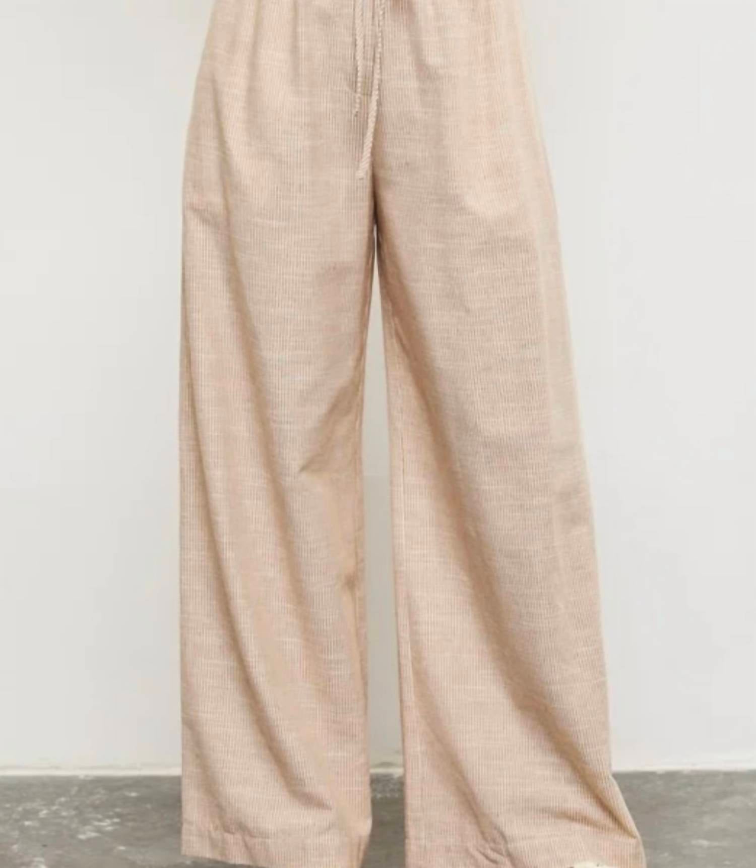 Mustard Seed - Wide leg striped pants