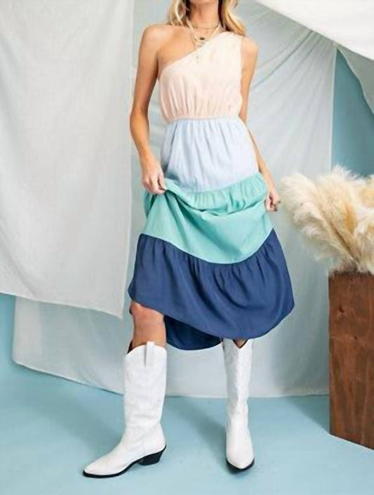 143 Story - One Side Open Shoulder Dress