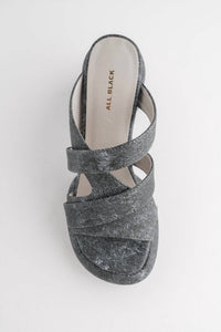 All Black - Women's Mod Overlay Mules