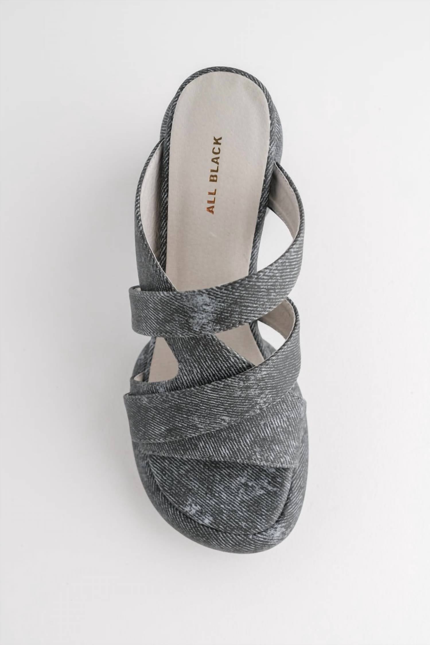 All Black - Women's Mod Overlay Mules
