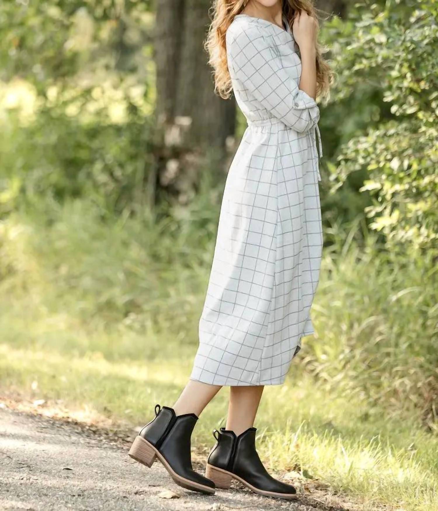 Inherit Clothing Company - Monica Tie Waist Midi Dress