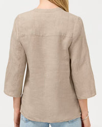 Johnny Was - Sloane V‑neck Linen Blouse