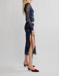 Free People - Rumi Floral Midi Skirt Set