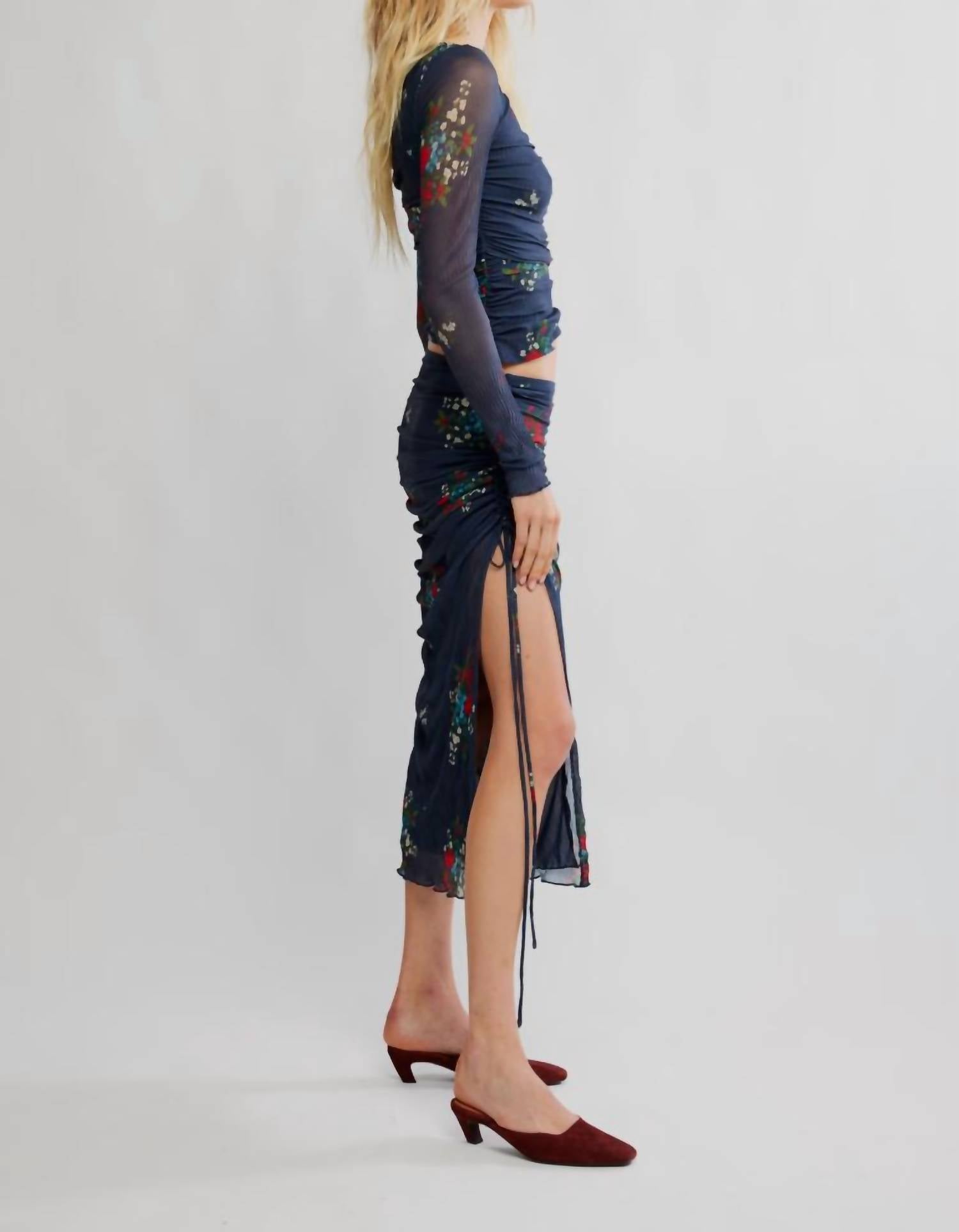 Free People - Rumi Floral Midi Skirt Set