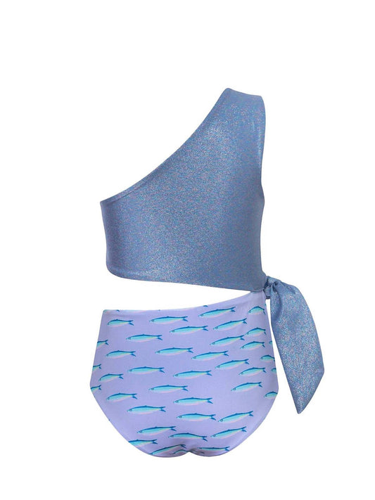 Pepita & Me - Girls Shimmer Knotted Trikini