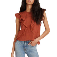 Veronica Beard - Aira Flutter Sleeve Top