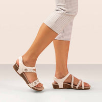 Aetrex - Women's Jillian Braided Quarater Strap Sandals