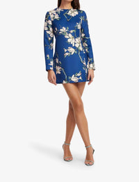 Leo Lin - Aliza Long Sleeve Petal Mini Dress