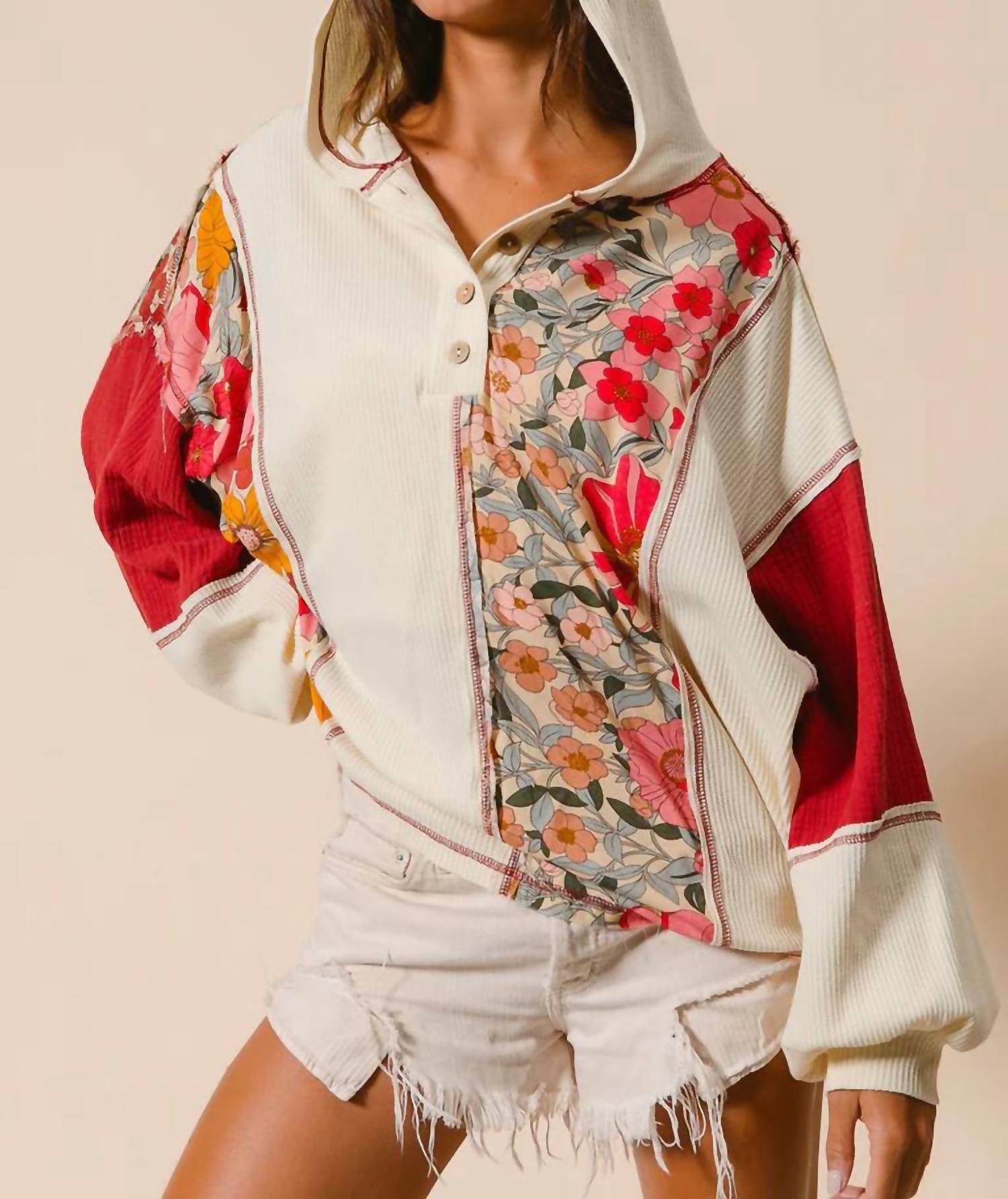 Bibi - Blush & Bloom Hoodie