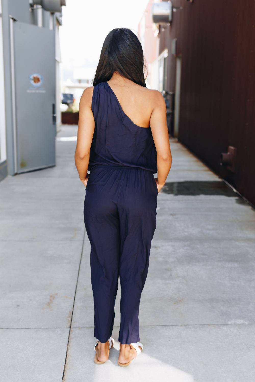Racheal - Bare Shoulder Jumpsuit