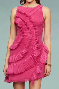 Amur - Emilia Cascade Mini Dress