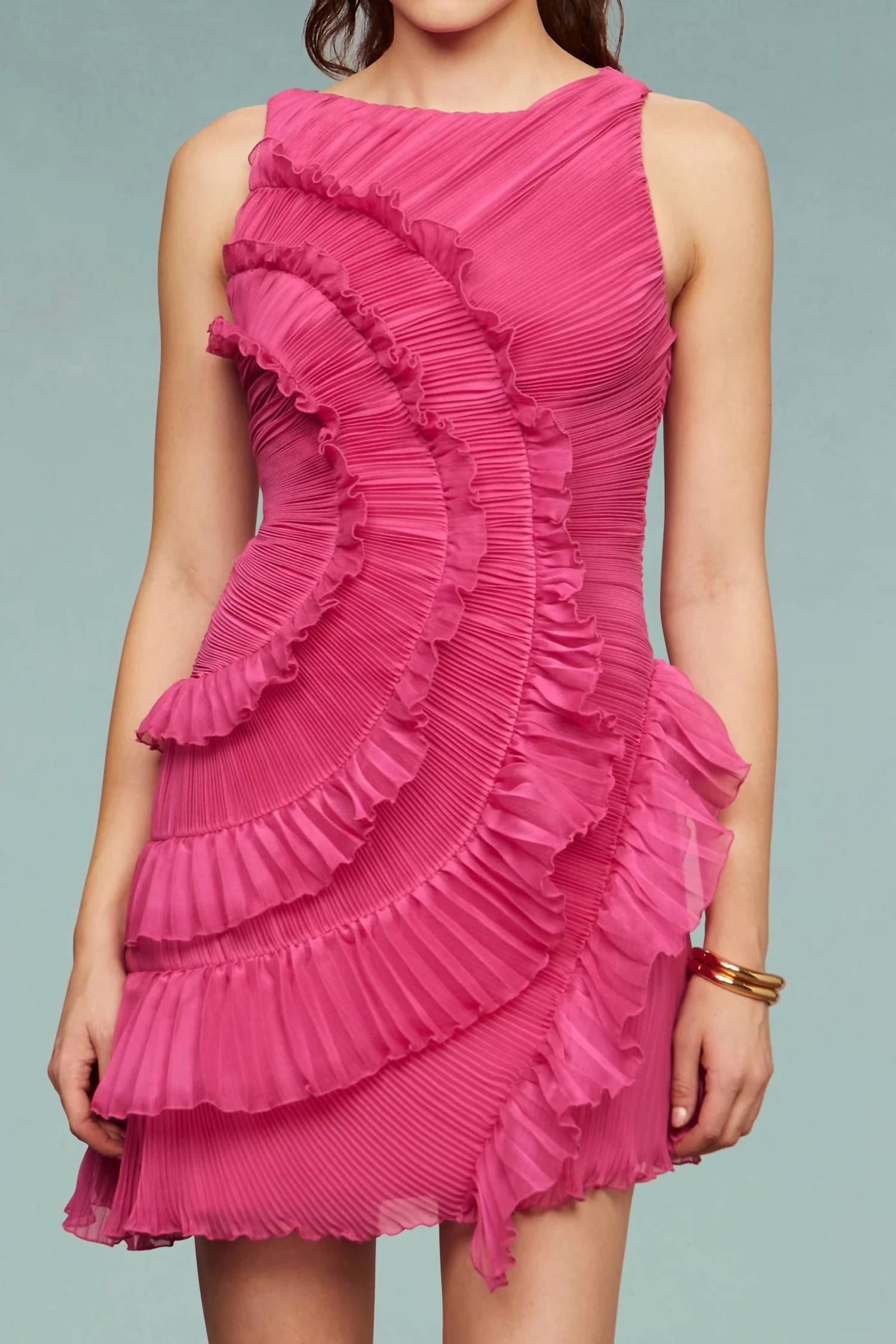 Amur - Emilia Cascade Mini Dress