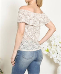 Westmoon - Off Shoulder Lace Top