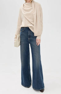 Vince - Draped Crew Neck Sweater