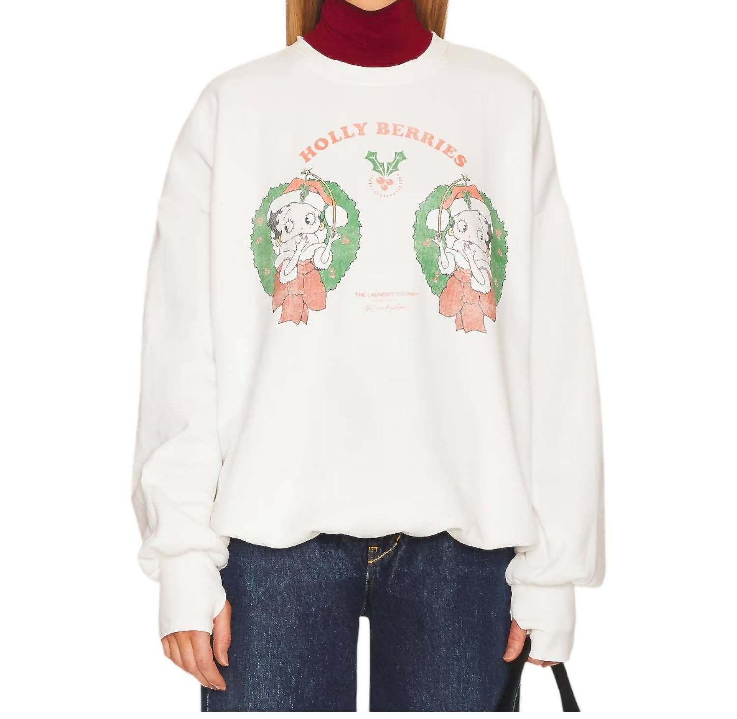 The Laundry Room - Holly Berries Sweater
