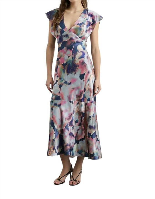 Rails - Feminine Floral Satin Dress